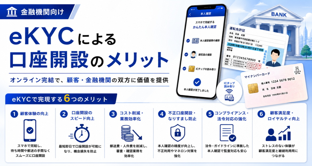 eKYC口座開設のメリット