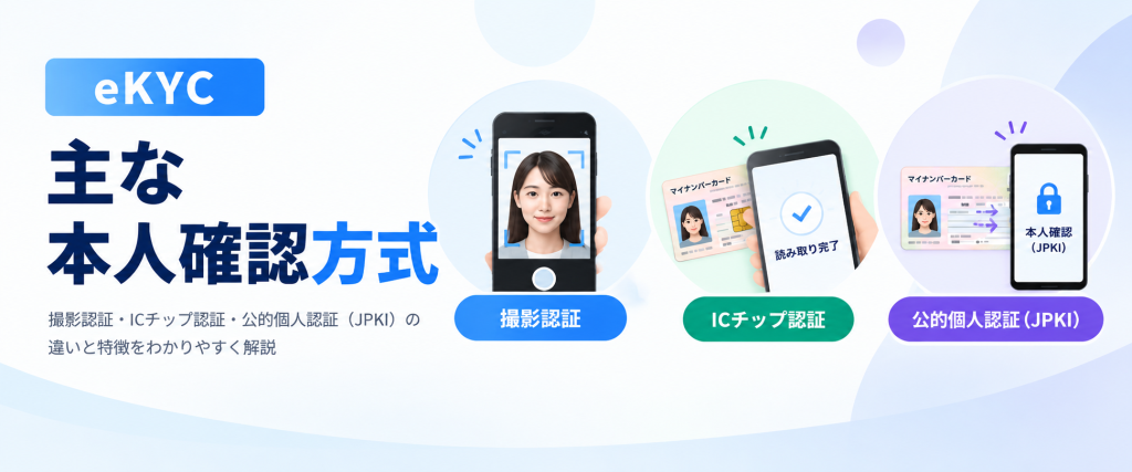 eKYCとは？オンライン本人確認の仕組み・種類・導入メリットを解説