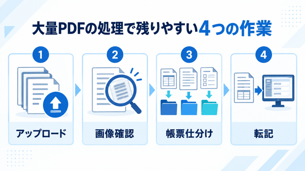 大量PDF処理で残る4つの作業