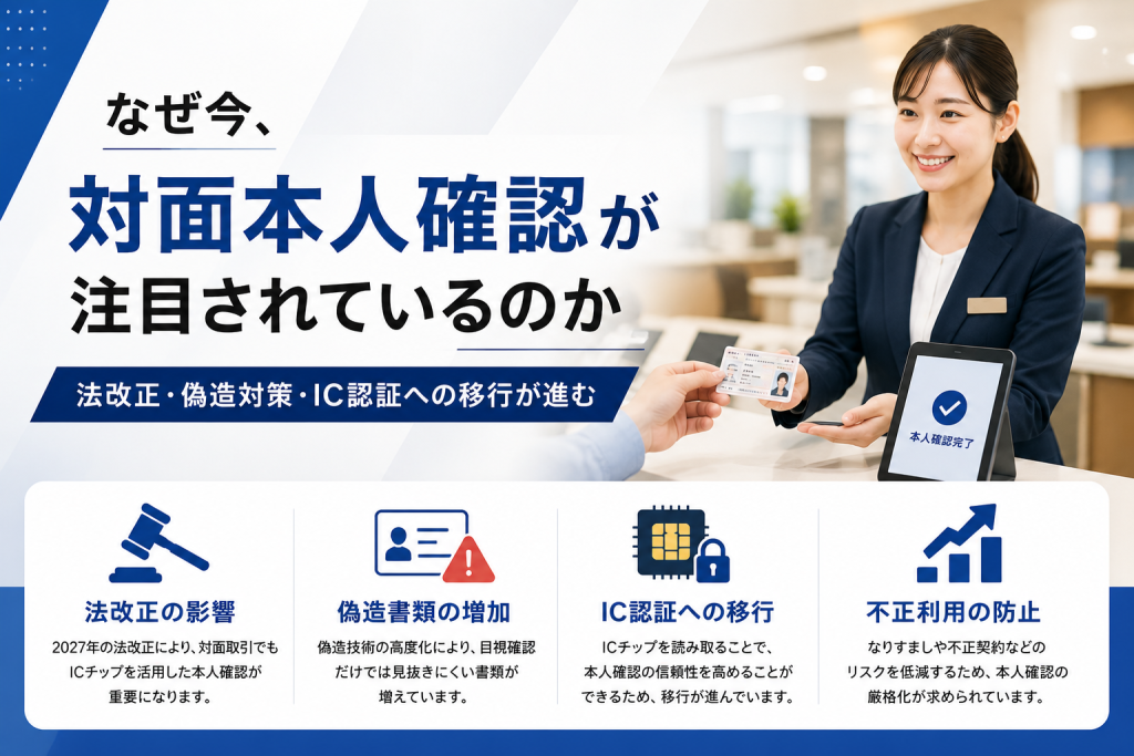 対面本人確認が注目